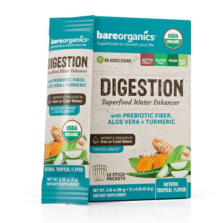 BareOrganics Храносмилане Овкусител за вода х12 броя