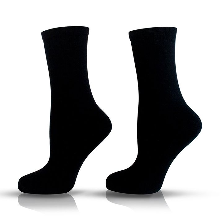 Agiva Happy Foottopia Чорапи от органичен памук, цвят черен, размер 40-43