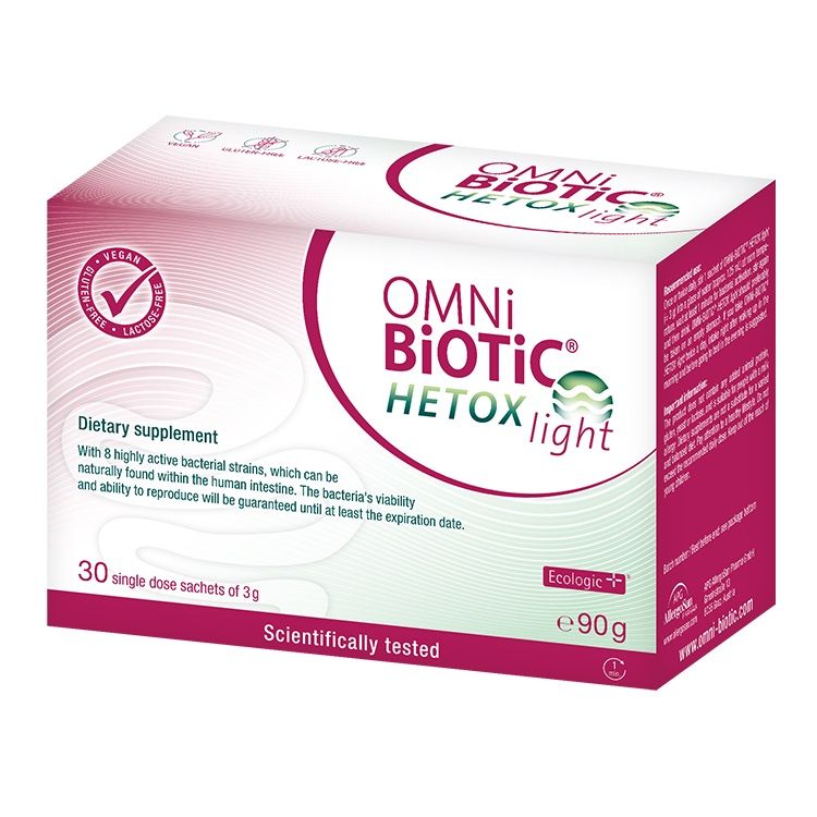 Omni Biotic Хетокс лайт за метаболизма и чернодробната функция 3г х30 ...
