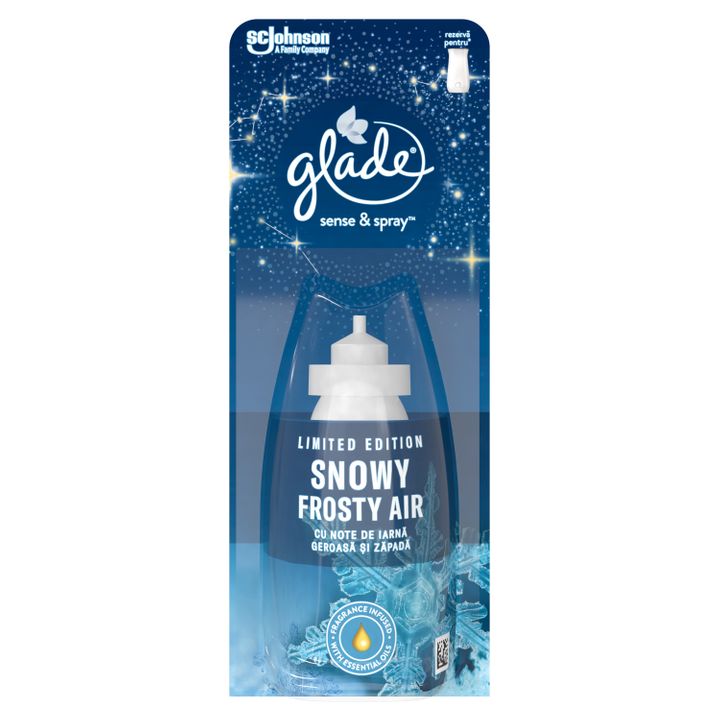 Glade Snowy Frosty Air Пълнител за автоматичен ароматизатор Зимна свежест x18 мл