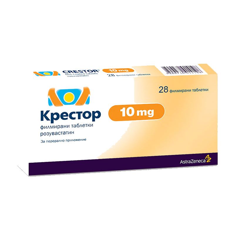 Крестор 10 mg х28 филмирани таблетки
