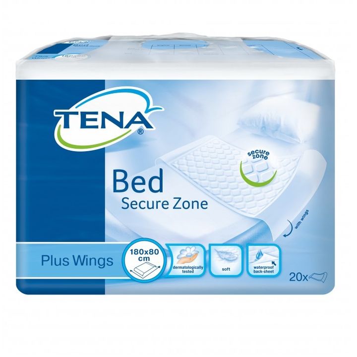 Tena Bed Хигиенични чаршафи, размер 180x80 см х20 броя