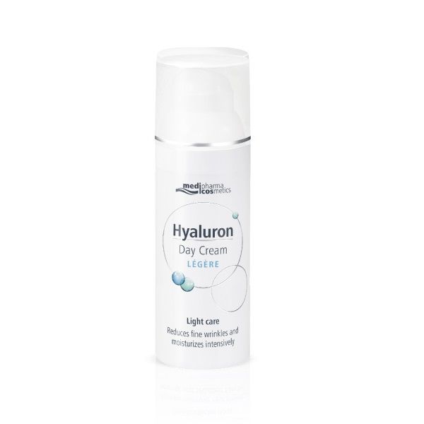 Medipharma Cosmetics Hyaluron Legere Дневен крем за лице с двоен хиалуронов комплекс за всеки тип кожа x50 мл