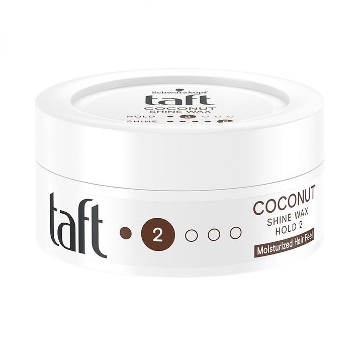 Taft Coconut Вакса за коса за хидратация и блясък x75 мл