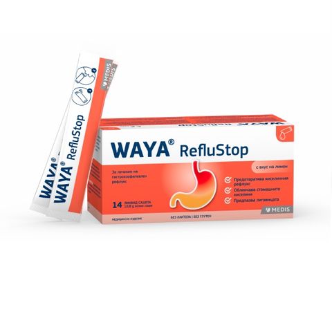 Waya RefluStop при киселини и рефлукс х14 сашета