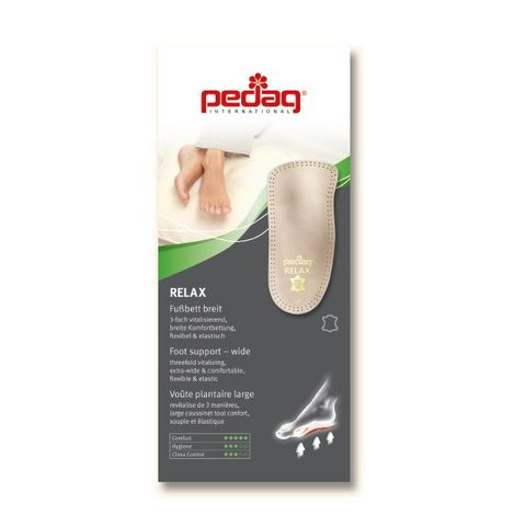 Pedag Relax Ортопедични стелки при плоскостъпие (дюстабан), размер 45 x2 броя