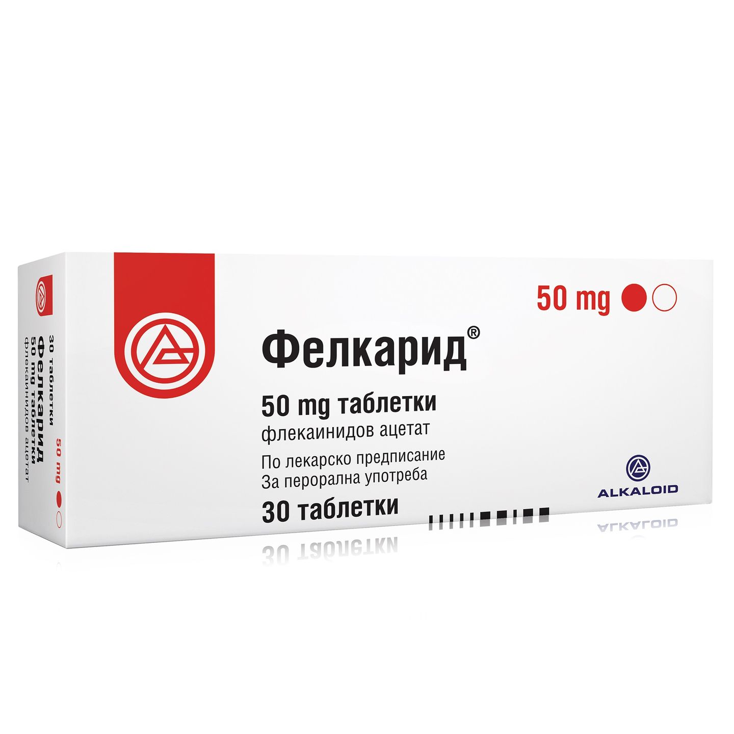 Фелкарид 50 mg х30 таблетки Alkaloid