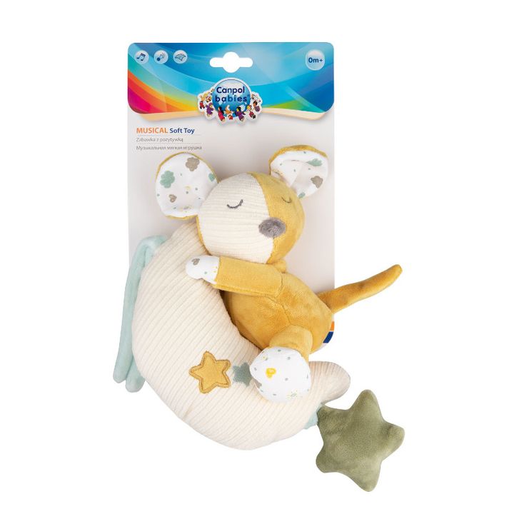 Canpol babies Мека музикална играчка Mouse - 77/202