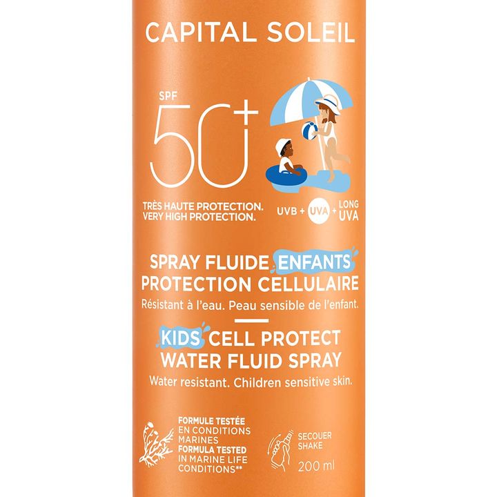 Vichy Capital Soleil Cell Protect Флуиден спрей за деца за защита на кожните клетки SPF50+ x200 мл