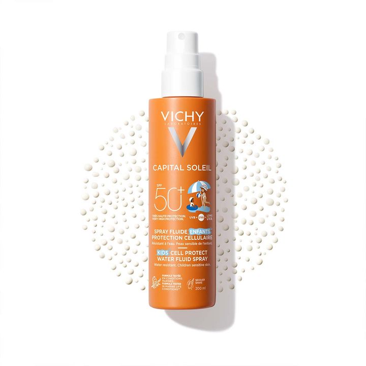 Vichy Capital Soleil Cell Protect Флуиден спрей за деца за защита на кожните клетки SPF50+ x200 мл