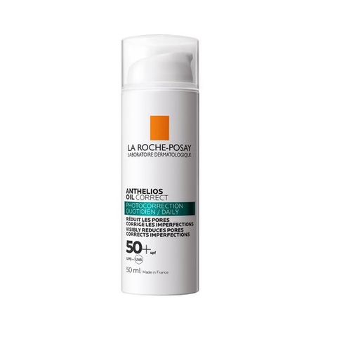 La Roche Posay Anthelios Oil Correct Гел крем за лице за ежедневна фотопротекция и фотокорекция SPF50+ x50 мл