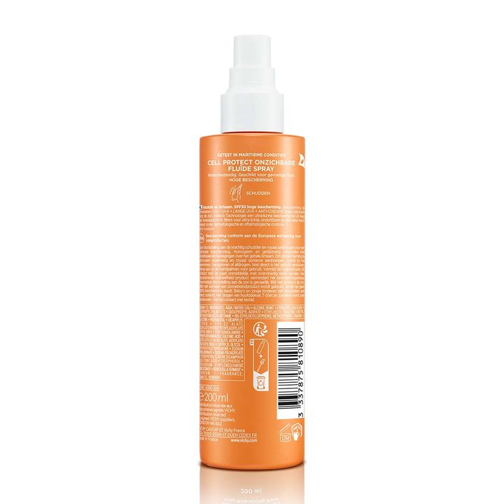 Vichy Capital Soleil Cell Protect Флуиден спрей за защита на кожните клетки SPF30 x200 мл