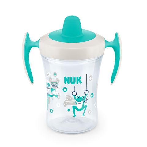 Nuk Evolution Trainer Cup Неразливаща чаша с мек накрайник за деца над 6 месеца x230 мл, Neutral