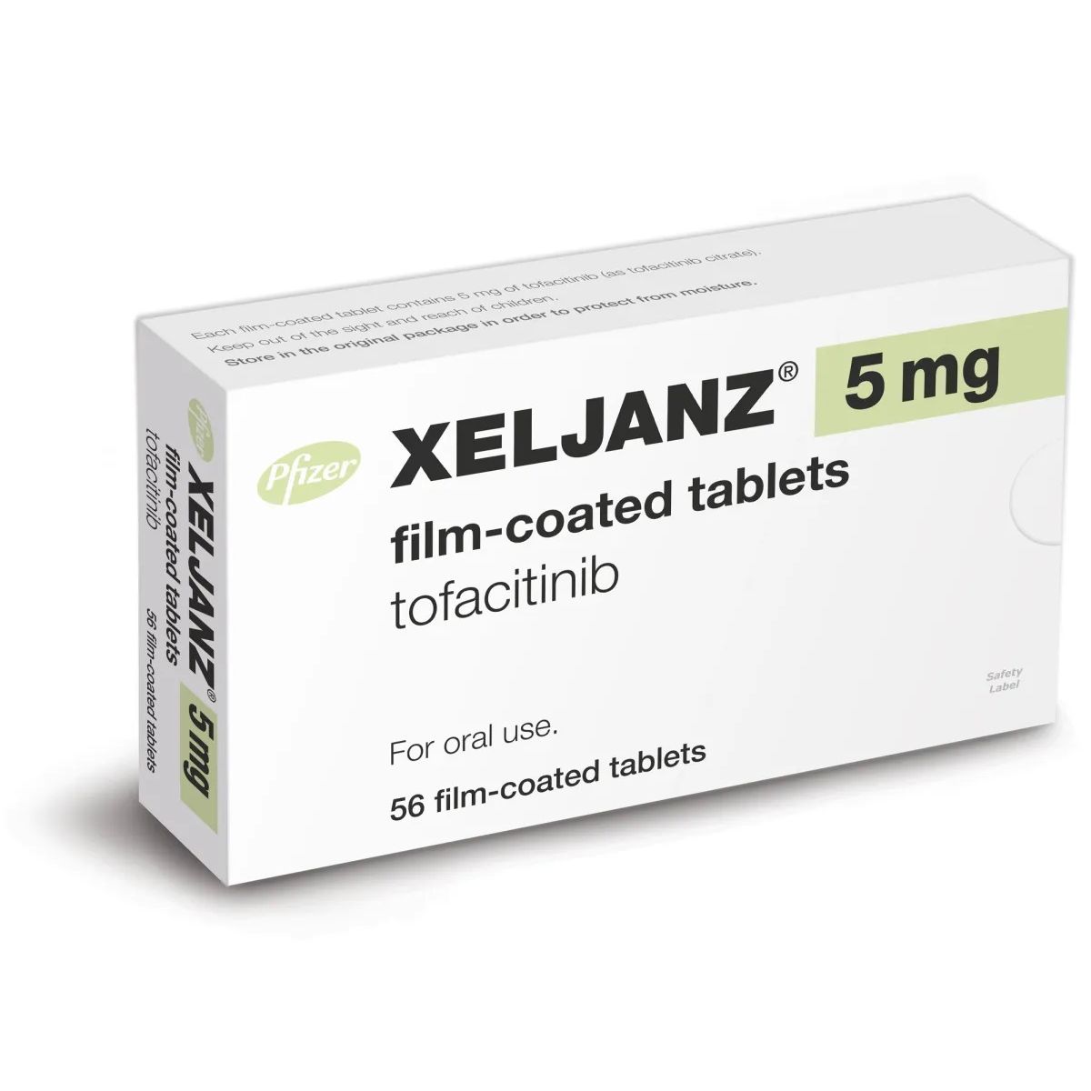 Кселжанз 5 mg х56 филмирани таблетки Pfizer