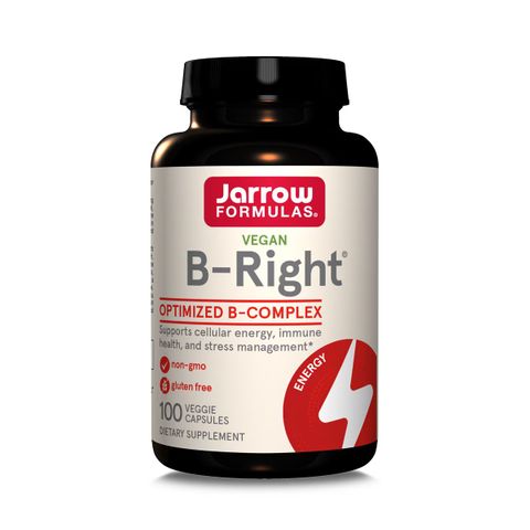 B-Right Оптимизиран витамин Б-комплекс x100 капсули, Jarrow