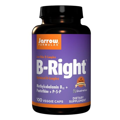 B-Right Оптимизиран витамин Б-комплекс x100 капсули, Jarrow