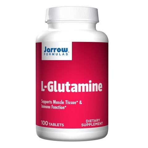 L-Glutamine Л-глутамин за поддържка на мускулната тъкан и имунната функция, 1000 мг x100 таблетки, Jarrow