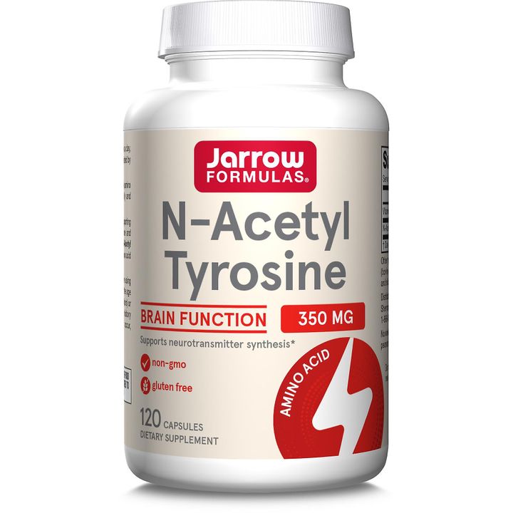 N-Acetyl Tyrosine Н-Ацетил Тирозин, 350 мг x120 капсули, Jarrow