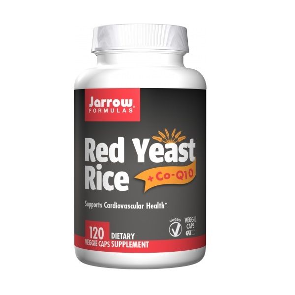 Red Yeast Rice Червена оризова мая + Q10 x120 веге капсули, Jarrow