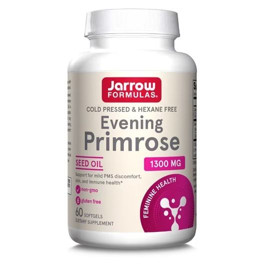 Evening Primrose Масло от вечерна иглика, 1300 мг x60 софтгел капсули, Jarrow