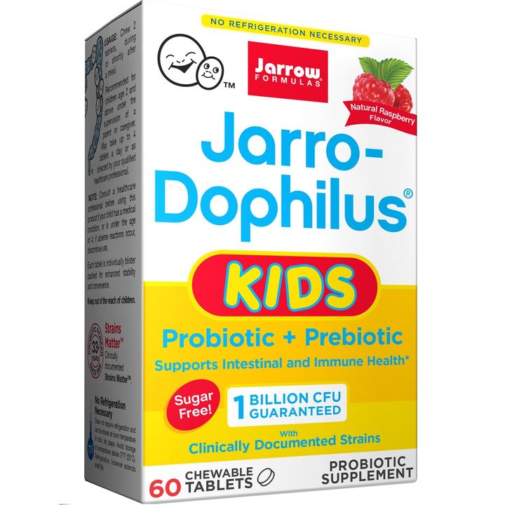 Jarro-Dophilus Kids Синбиотик за деца х60 дъвчащи таблетки Jarrow