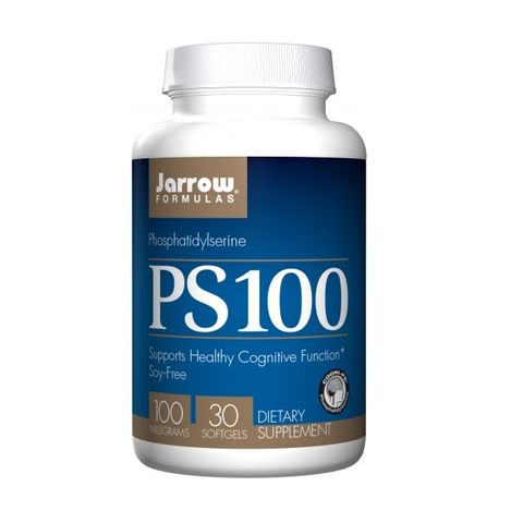 PS100 Фосфатидилсерин, 100 мг x30 софтгел капсули, Jarrow
