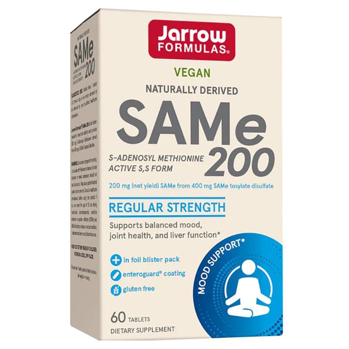 SAM-e 200 мг х20 ентерични таблетки Jarrow