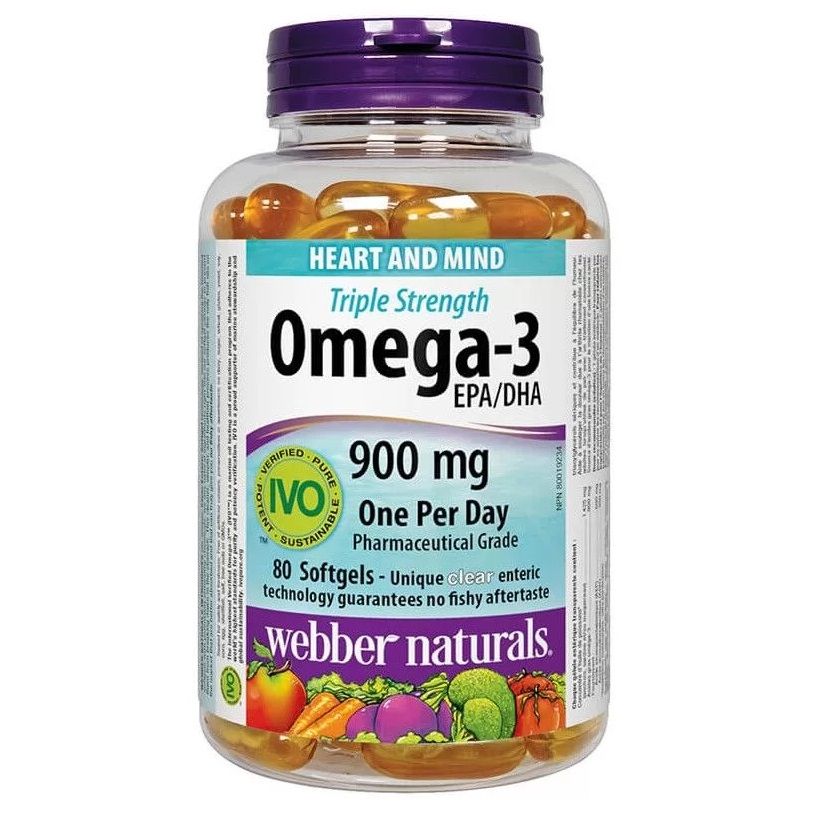 Омега-3 Тройна концентрация 900 mg x 80 софтгел капсули