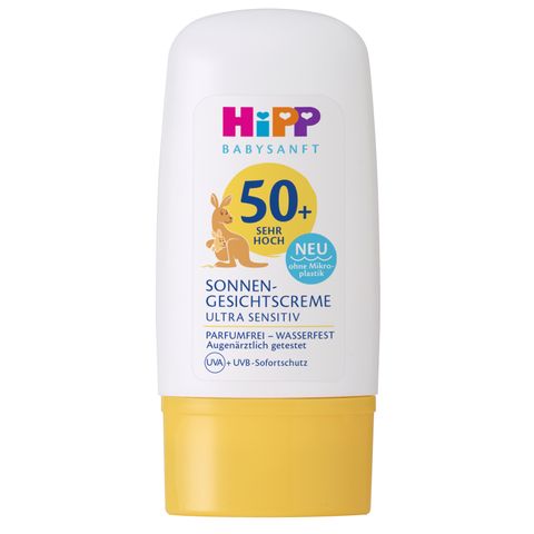 Hipp Babysanft Слънцезащитен крем за лице SPF50+ x30 мл