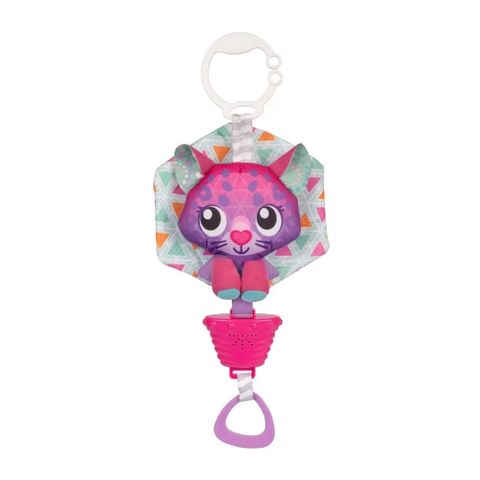 Playgro Музикална играчка Леопард, розова