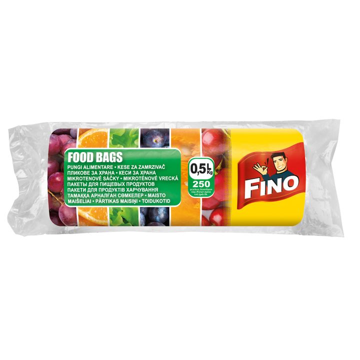 Fino Пликове за храна - ролка 0.5 литра x250 броя