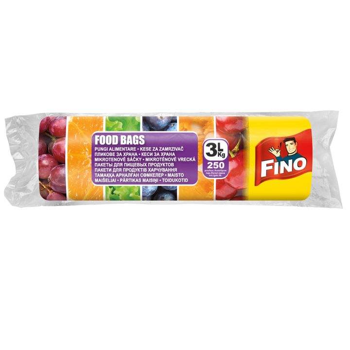 Fino Пликове за храна - ролка 3 литра x250 броя