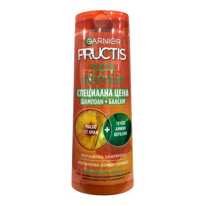 Garnier Промо комплект Fructis SOS Repair Шампоан и балсам за много