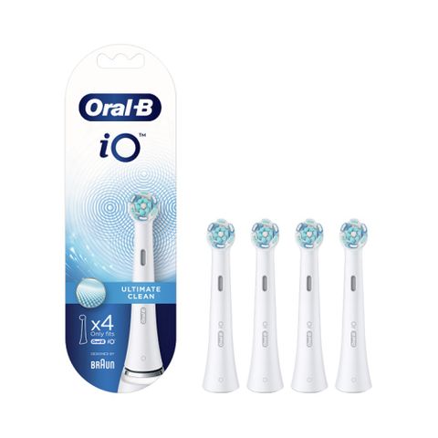 Oral-B iO Накрайник за електрическа четка за зъби, Ultimate Clean x4 броя