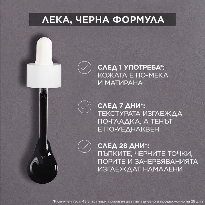 Garnier Pure Active Charcoal Серум за лице против несъвършенства x30 мл