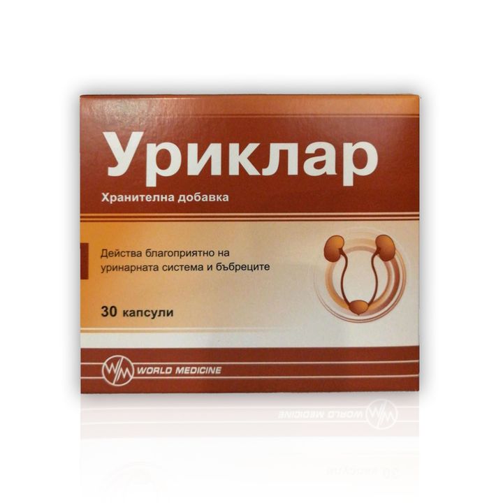 Уриклар за уринарната система и бъбреците х30 капсули World Medicine