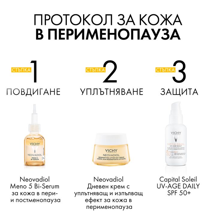 Vichy Neovadiol Meno 5 BI– Серум за лице за кожа през пери- и постменопаузата x30 мл