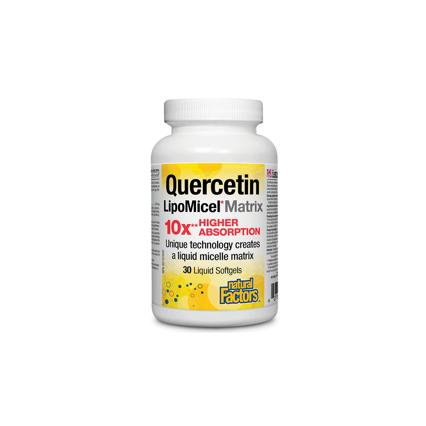 Кверцетин с висока абсорбция 250 mg х30 софтгел капсули Natural Factors
