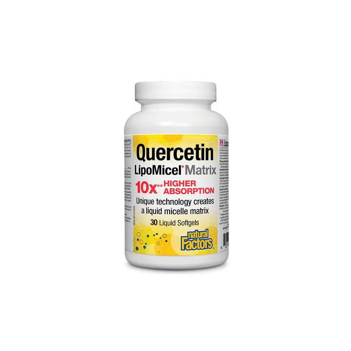 Кверцетин с висока абсорбция 250 mg х30 софтгел капсули Natural Factors