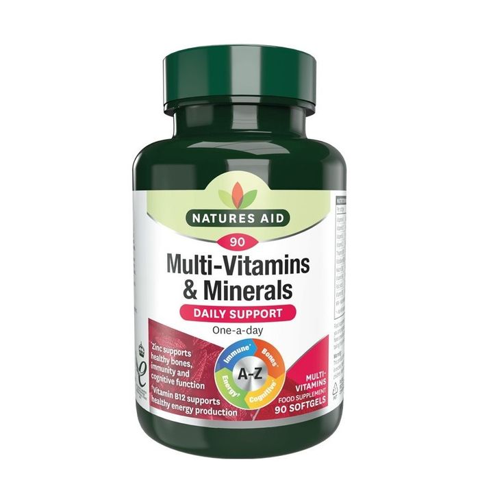 Мултивитамини и минерали + желязо х90 капсули Natures Aid