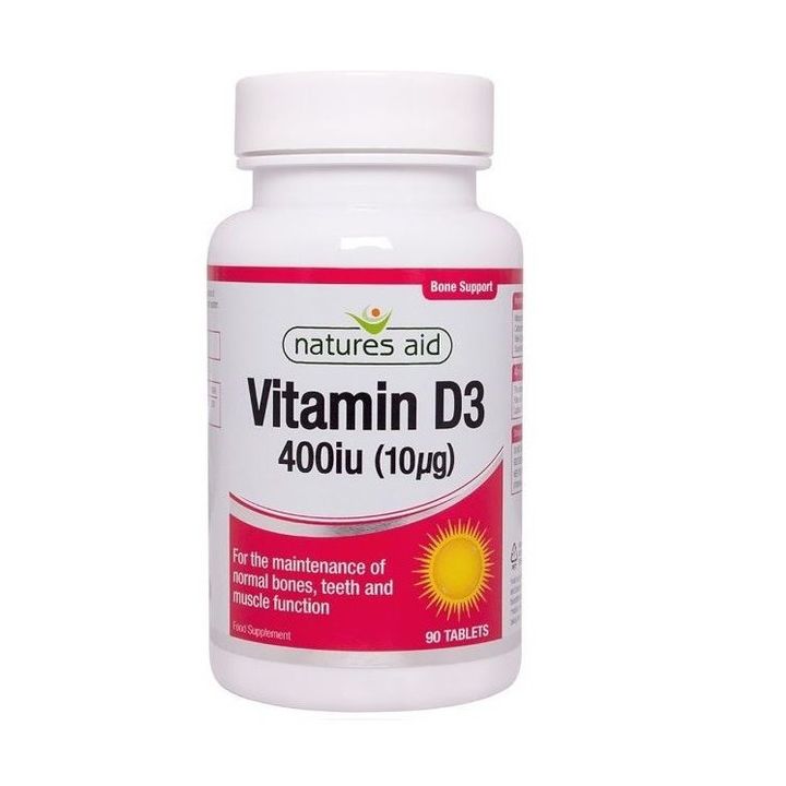 Витамин D3 400IU х90 таблетки Natures Aid