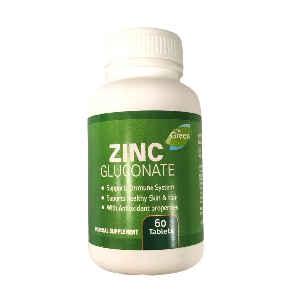 Цинк глюконат 25mg х60 таблетки Dr. Green
