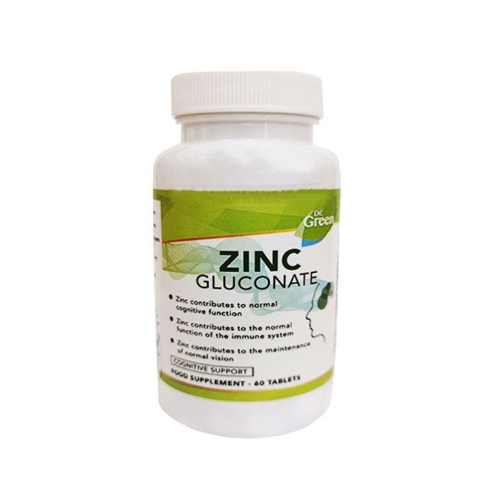 Цинк глюконат 25mg х60 таблетки Dr. Green