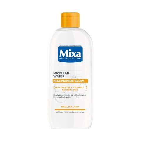 Mixa Niacinamide Glow Мицеларна вода за лице x400 мл
