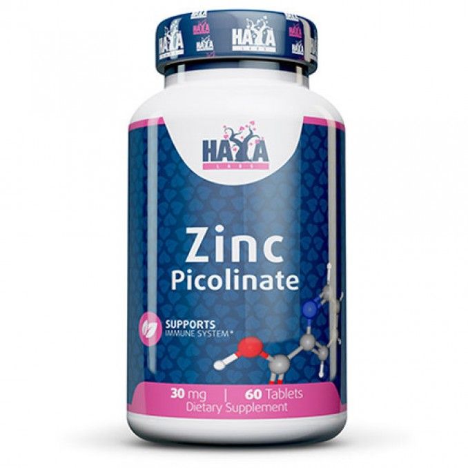 Цинк пиколинат 30mg х60 таблетки Haya Labs