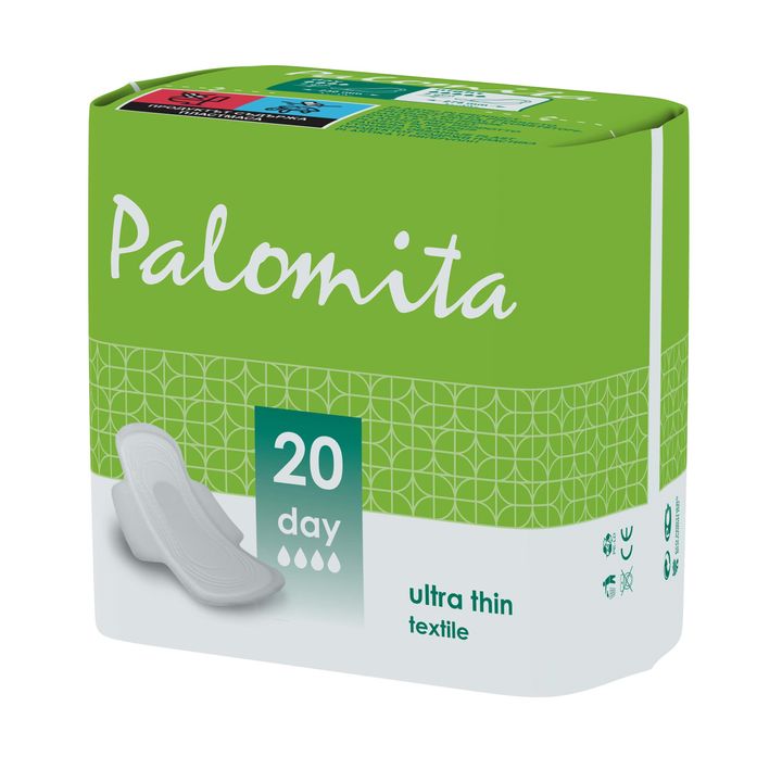 Palomita Ultra Thin Textile Дневни дамски превръзки с текстилно покритие x20 броя
