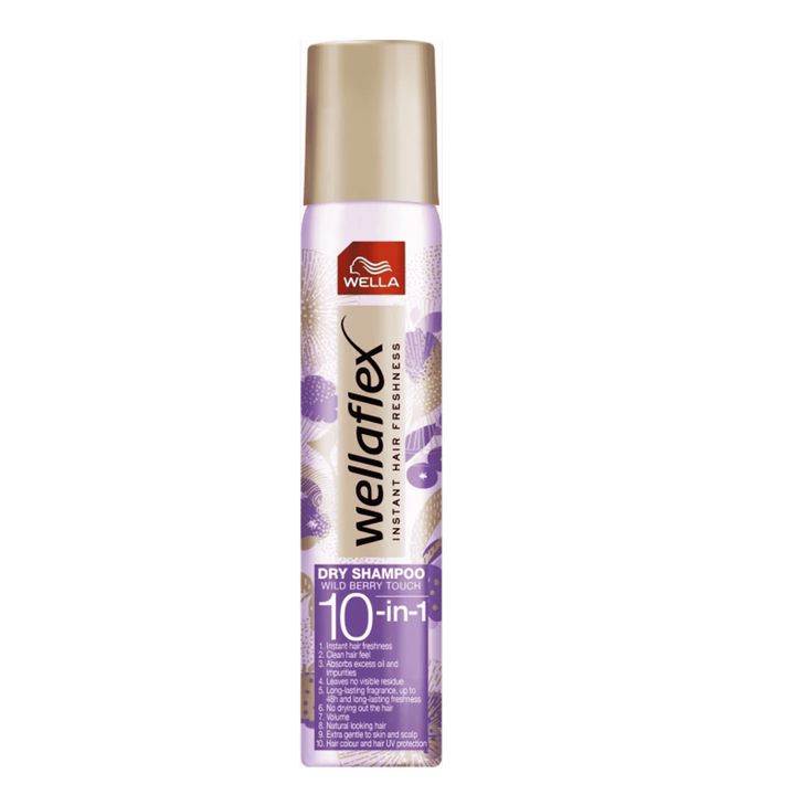 Wellaflex Wild Berry Touch 10in1 Сух шампоан за коса x180 мл