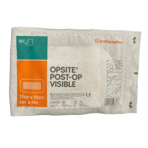 OpSite Post-Op Visible Водоустойчива антибактериална превръзка 15x10 cm х1 брой