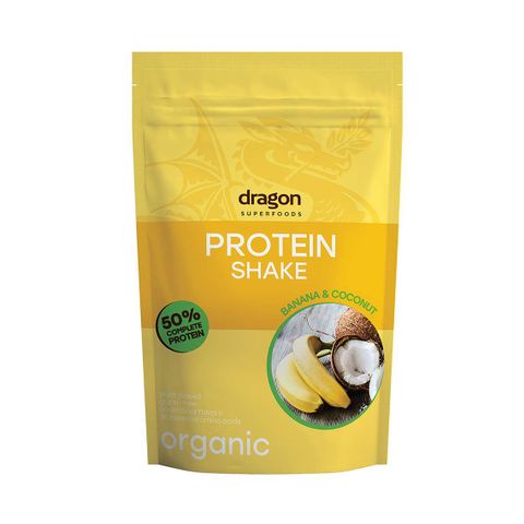 Био Протеинов шейк с банан и кокос х450 г Dragon Superfoods