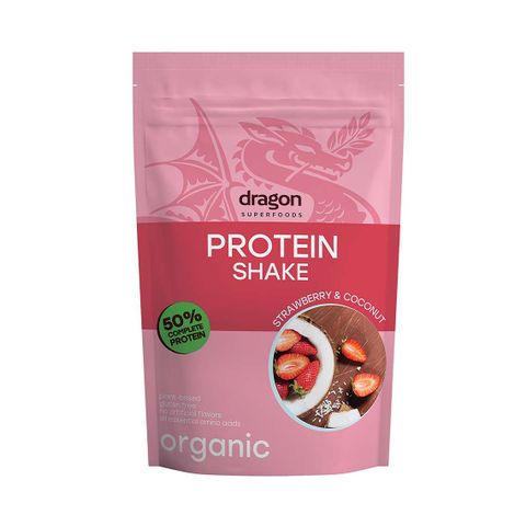 Био Протеинов шейк с ягода и кокос х450 г Dragon Superfoods